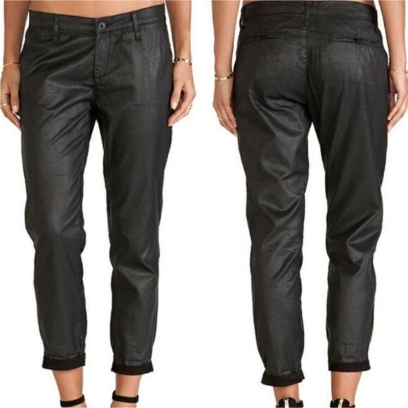 Adriano Goldschmied AG The Tristan Tailored Trousers 25R Lyocell Black Party - Picture 9 of 9